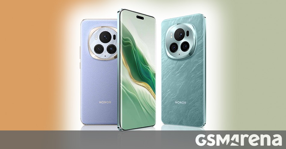 Honor Magic6 Velvet Black And Magic6 Pro Wheat Wave Green Color Unveiled