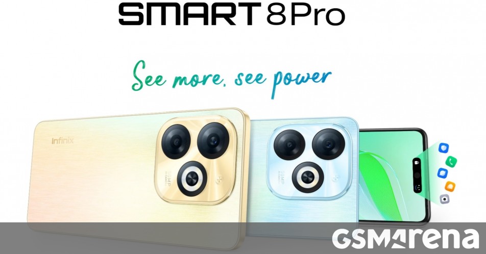 Infinix Smart 8 Pro unveiled with a 50MP camera and 5,000 mAh battery