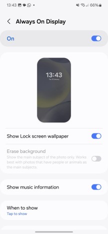 Lock screen and AOD - One UI 6.1 review