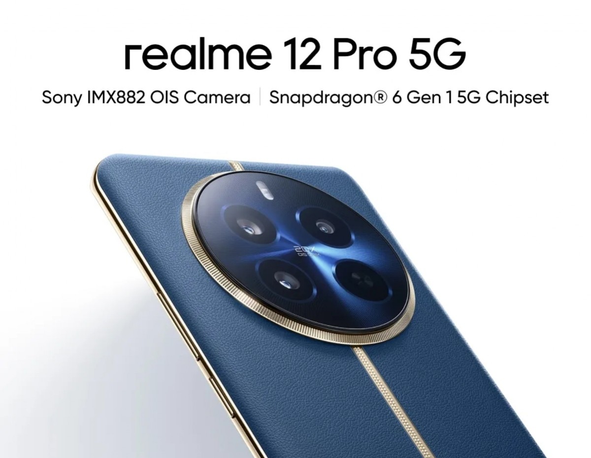 Realme 12 Pro to have a new Sony IMX882 camera sensor, Snapdragon 6 Gen 1 chipset