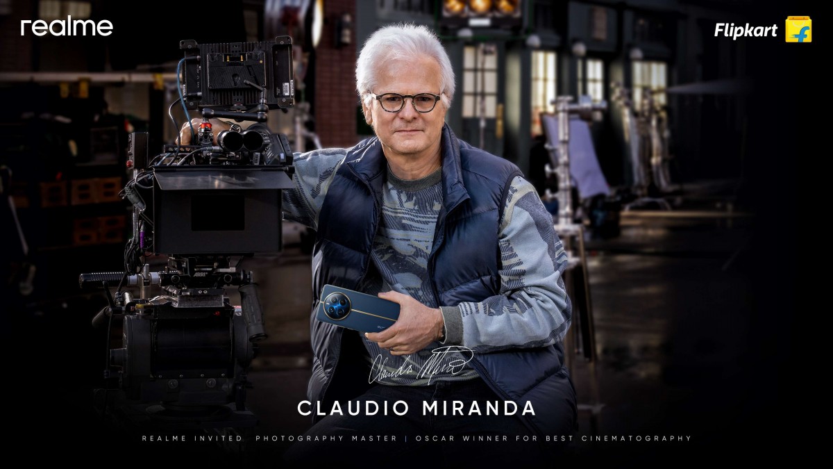 Realme partners with cinematographer Claudio Miranda on 12 Pro series