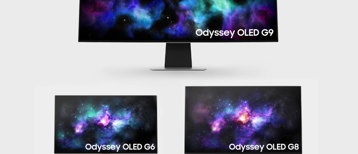 Samsung Gaming Monitors unveiled-Samsung Odyssey OLED G8, Odyssey G7 and  Odyssey G7 Neo