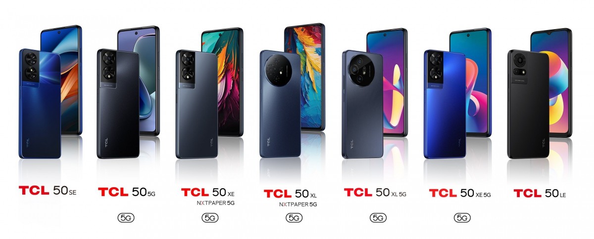 TCL brings 7-strong 50 series of smartphones but details are limited