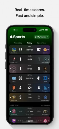Apple Sports UI