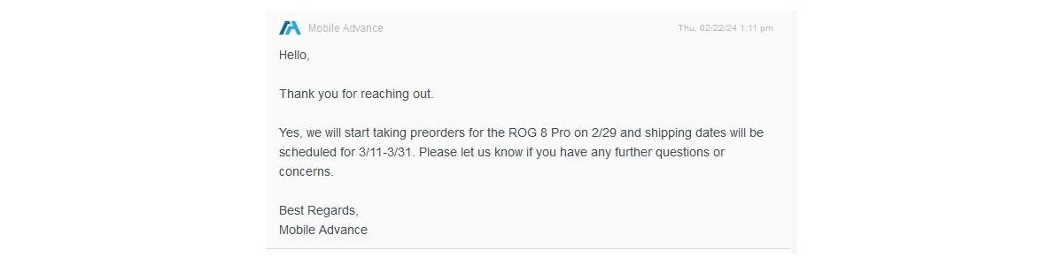 Asus ROG Phone 8 Pro pre-order start date for the US revealed
