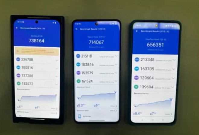 From left to right: Nothing Phone (2a), Redmi Note 13 Pro+ and OnePlus Nord CE 3