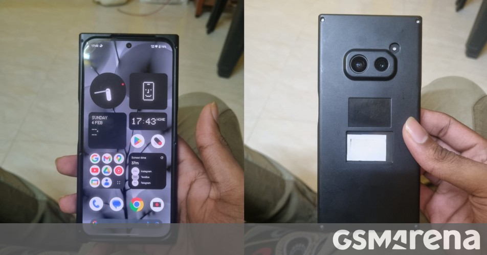 Nothing Phone (2a) leaks in hands-on images