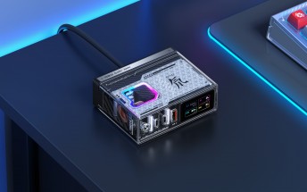 RedMagic DAO 150W GaN charger launched with LCD, RGB lights, and transparent design