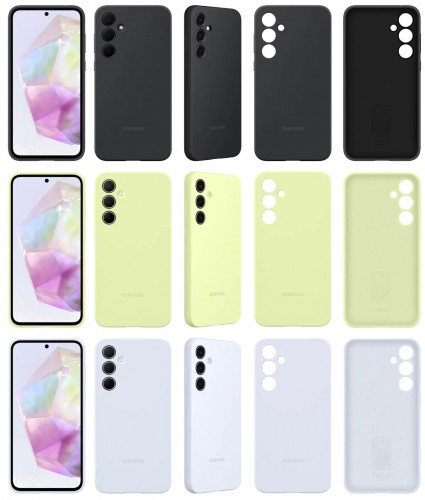 Silicone cases for Galaxy A35 and A55