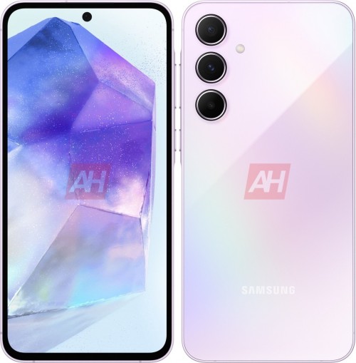 Samsung Galaxy A55's leaked render