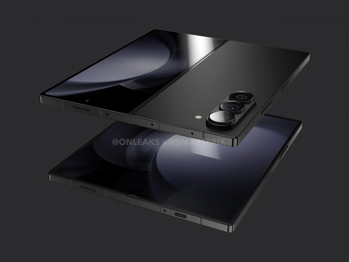 اولین رندرهای Samsung Galaxy Z Fold6 طراحی مشابهی را نشان می دهد