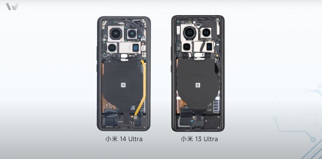 Xiaomi 14 Ultra next to 13 Ultra