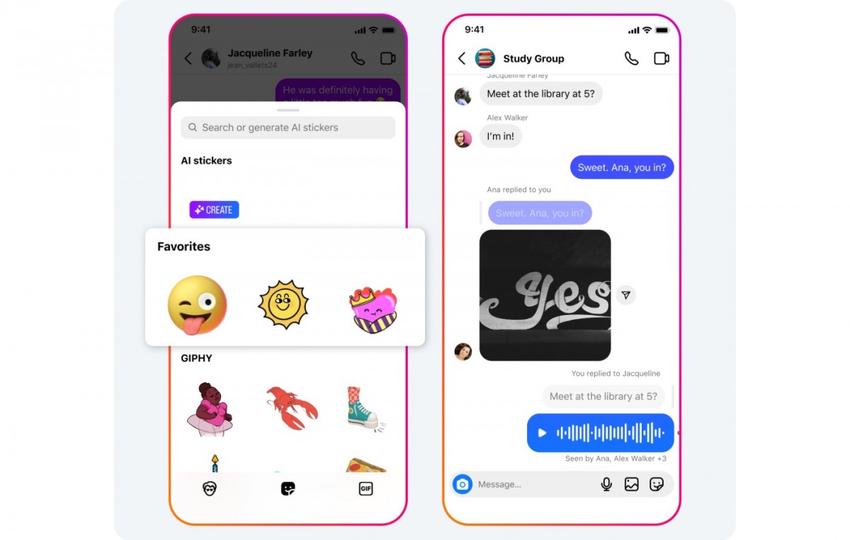 Instagram lets you edit your DMs, pin your chats, and save your favorite stickers