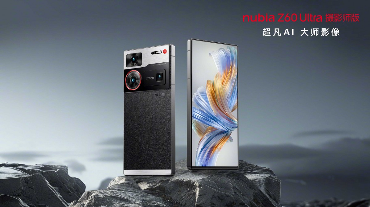 nubia Z60 Ultra Photographer Edition brings camera-inspired design and more AI features 