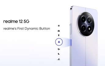 Realme 12 5G teased with a Dynamic Button ahead of launch