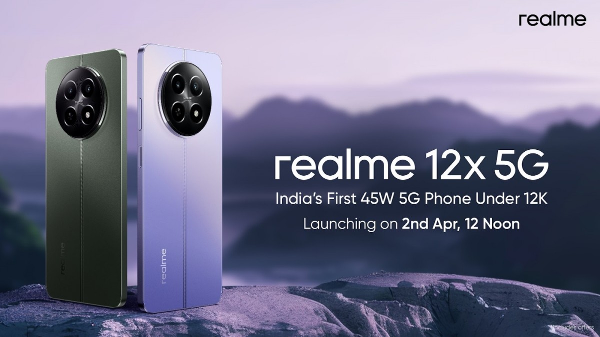 Realme 12x price in India officially teased