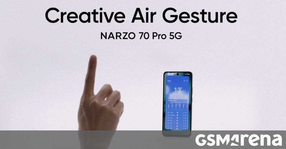 Realme Narzo 70 Pro 5G will come with an Air Gesture feature