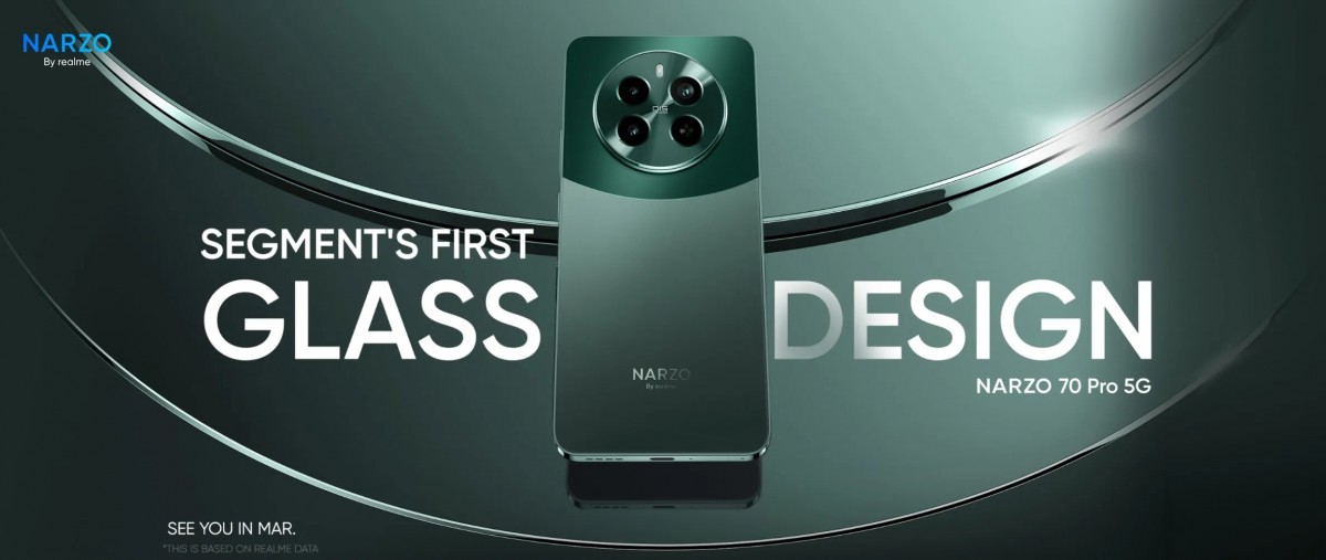 Narzo 70 Pro 5G design confirmed in latest teaser