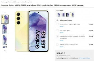 Samsung Galaxy A55: 256GB price