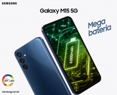 Galaxy  M55 оснащен аккумулятором емкостью 5000 мАч с зарядкой 45 Вт.
