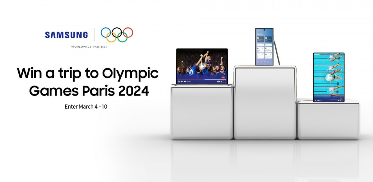 Samsung is sending 10 people to Paris for the Olympics, if they spend at least $100