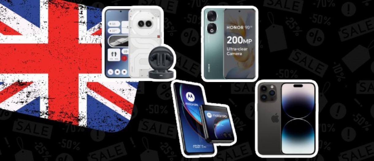 Ponuky pre Spojené kráľovstvo: Predobjednávka Nothing Phone (2a) je neplatná, Honor 90 a Moto Razr 40 Ultra v predaji