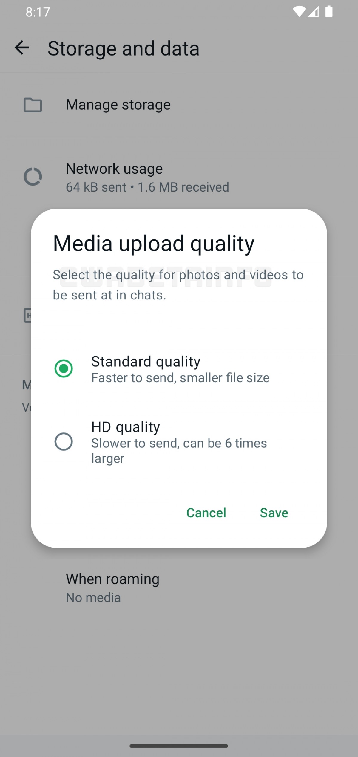 WhatsApp will finally let users send media in HD quality automatically