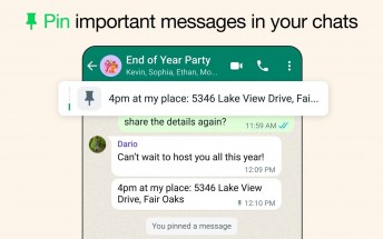 You can now pin multiple messages in a WhatsApp chat