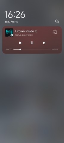 Control Center and media playback controls