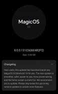 MagicOS 8.0 changelog