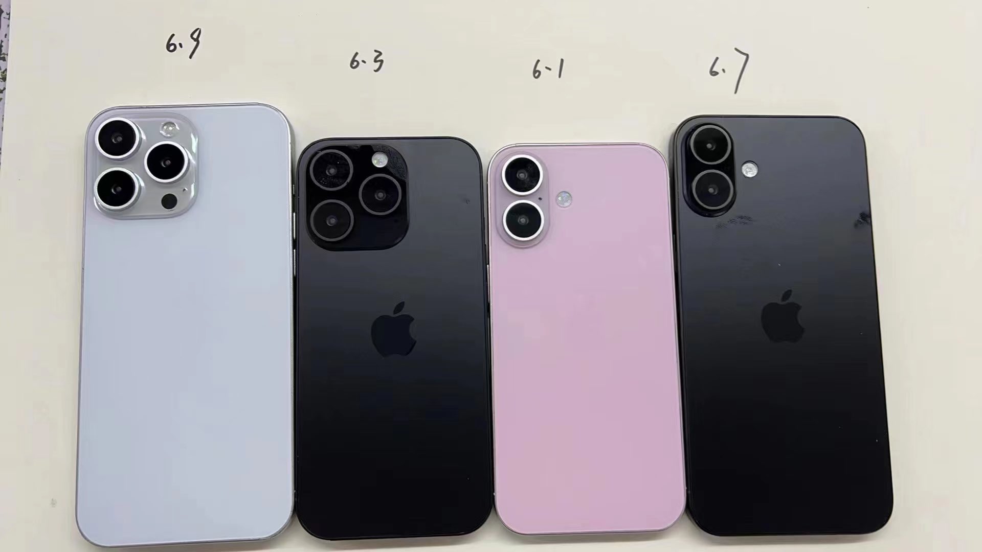 Последняя утечка iPhone 16 подтверждает размеры дисплея