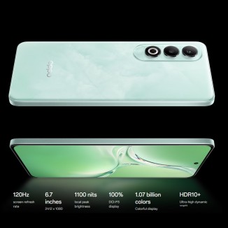  6.7” 120Hz OLED and 50+8MP cameras