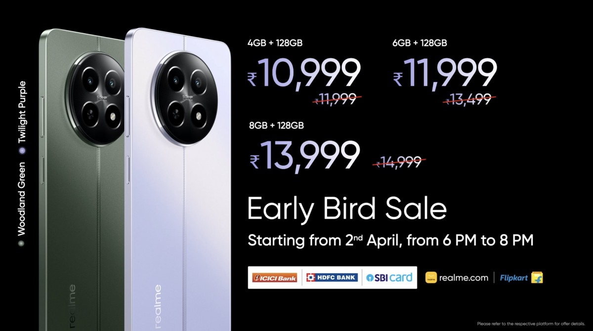 Realme C65 announced, 12x hits India