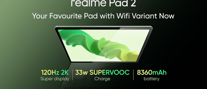 Realme Pad 2's Wi-Fi model is launching with the P-series smartphones next week - Vimarsana News