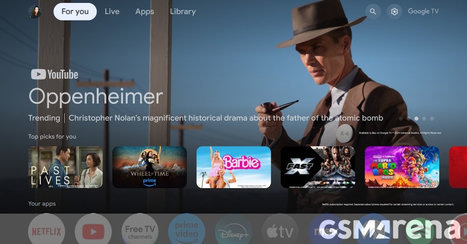 Android 14 for TV adds picture-in-picture mode and reduces power consumption