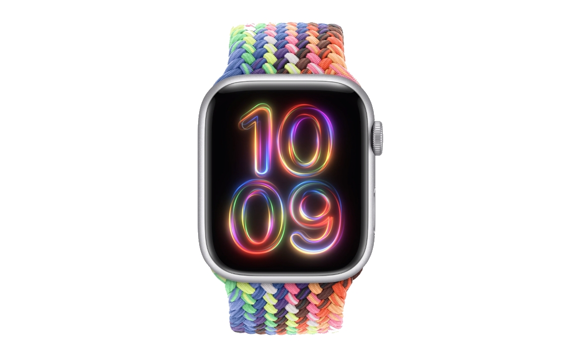 Apple выпускает плетеный ремешок Solo Loop 2024 Pride Edition для часов