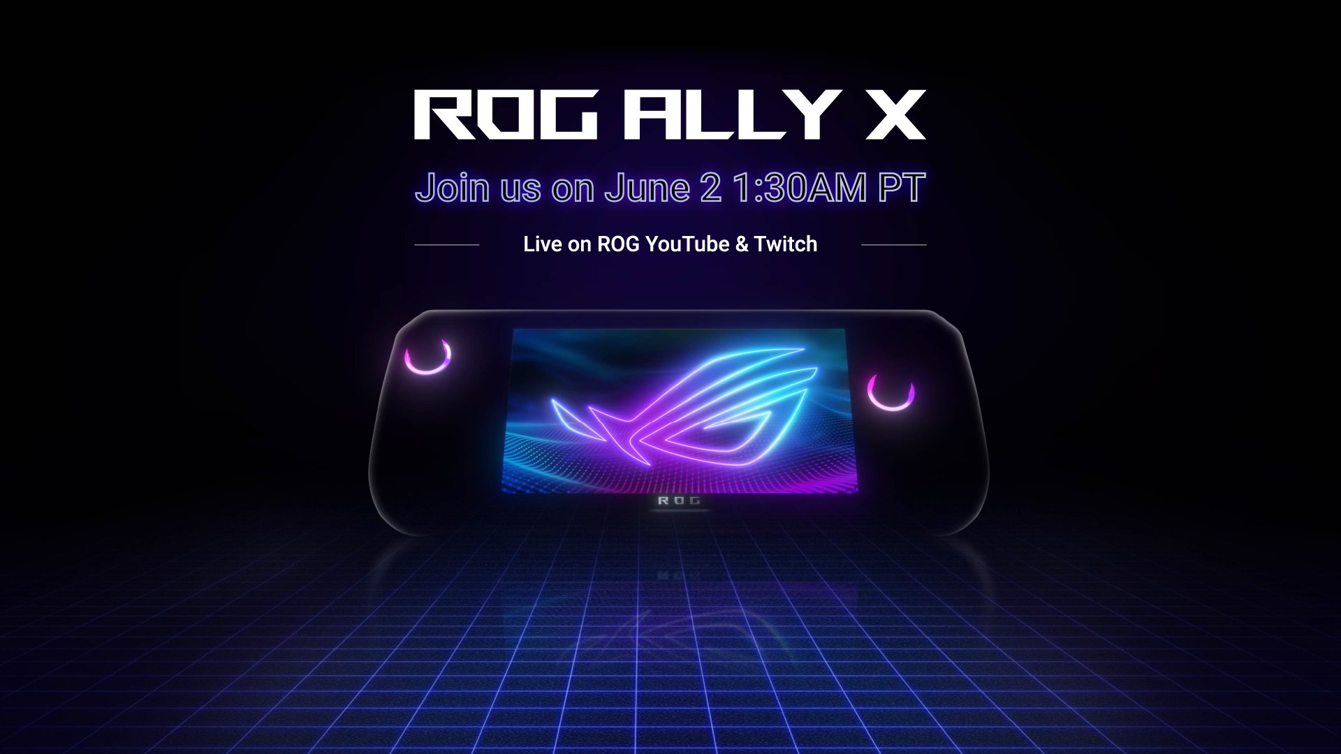 Asus will livestream the ROG Ally X unveiling on June 2