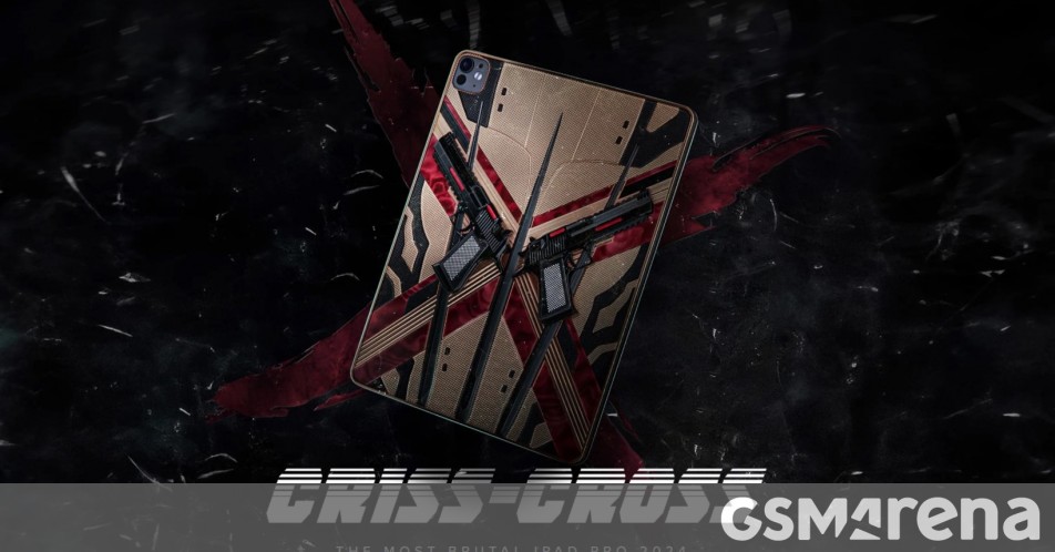 Caviar's iPad Pro 2024 Criss-Cross inspired by Deadpool comes with 24K gold, costs over $12K