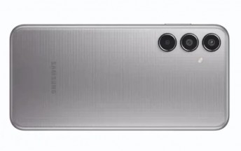 Samsung Galaxy M35 shown in 360 degrees in three colors