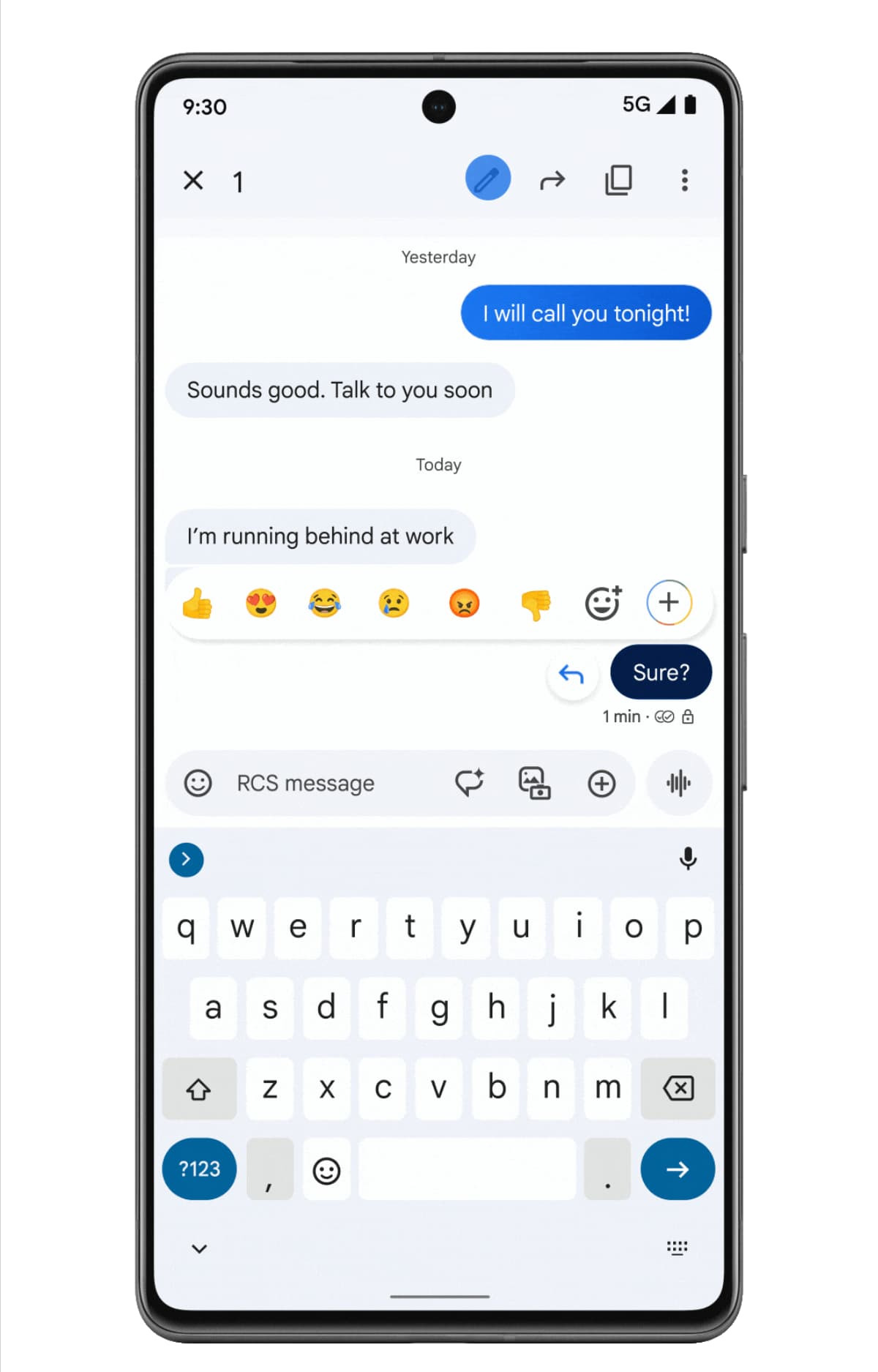 Google will let you edit RCS messages