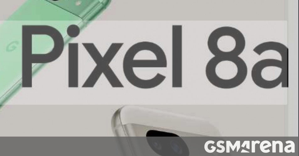 Google Pixel 8a marketing materials leak