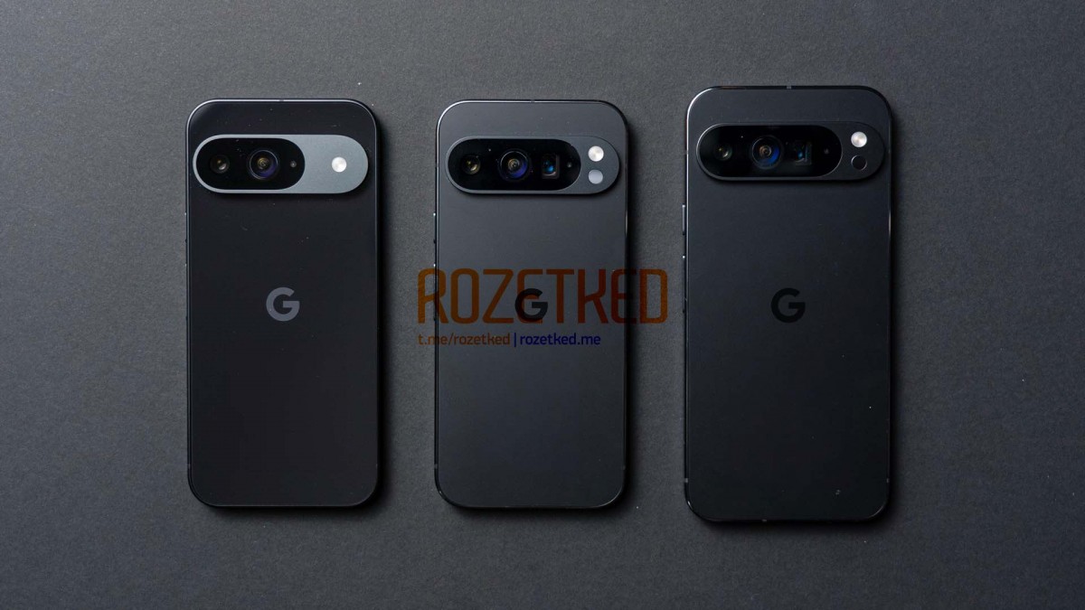 Google Pixel 9, Pixel 9 Pro, and Pixel 9 Pro XL all shown in hands-on images 
