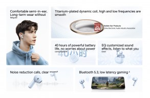 Honor Earbuds A design and key specs
