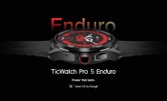 Mobvoi TicWatch Pro 5 Enduro arrives with Snapdragon W5+ Gen 1, AMOLED display, and Wear OS