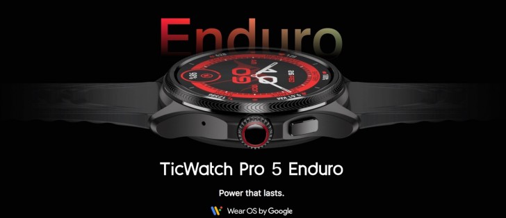 Mobvoi TicWatch Pro 5 Enduro arrives with Snapdragon W5+ Gen