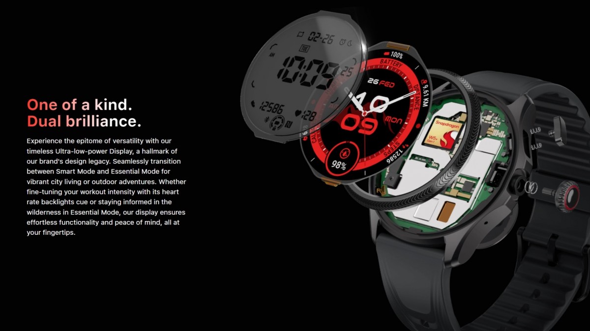 Mobvoi TicWatch Pro 5 Enduro arrives with Snapdragon W5+ Gen 1 