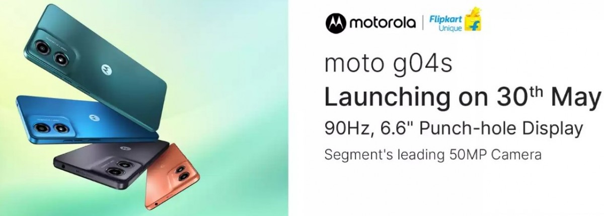 Motorola Moto G04s' India launch date revealed