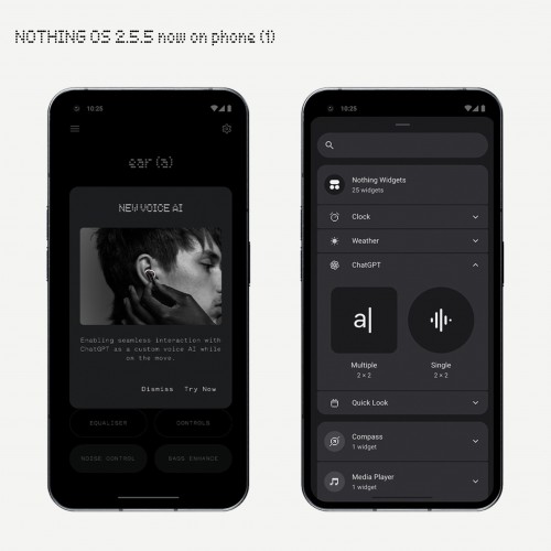Nothing Phone (1) gets the Nothing OS 2.5.5 update with ChatGPT integration