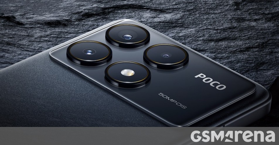 Poco F6 and F6 Pro's designs revealed ahead of launch - GSMArena.com news - GSMArena.com