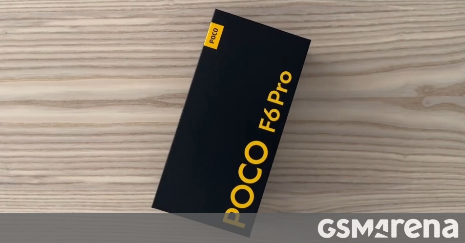 Poco F6 Pro unboxing video spotted online prior to the announcement